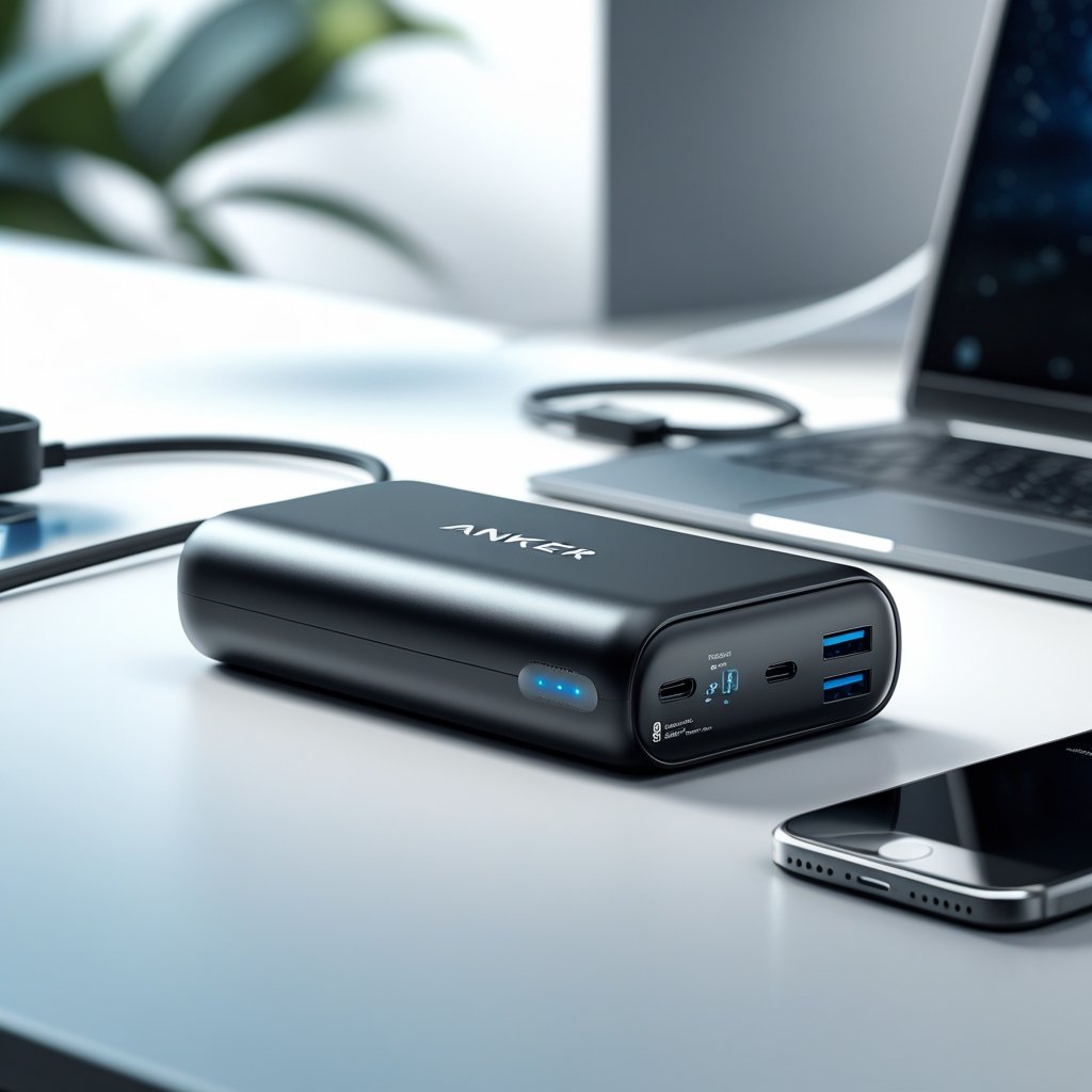 Review van de Anker 747 Power Bank, ideaal voor lange reizen.