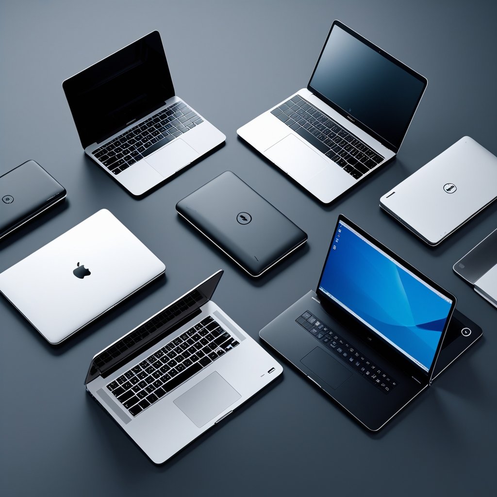 Een overzicht van de vijf beste laptops van 2025 voor verschillende gebruikers.