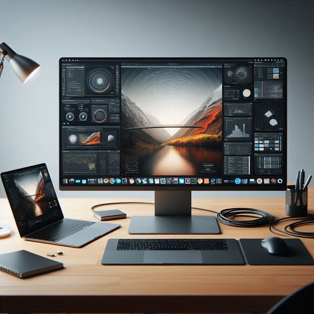 Een handleiding voor het aansluiten van een externe monitor op je laptop.