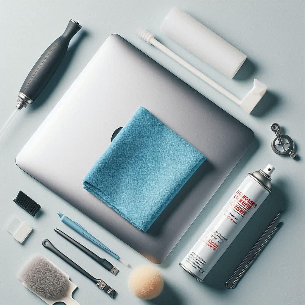 Een handleiding met tips voor het schoonmaken van je laptop.