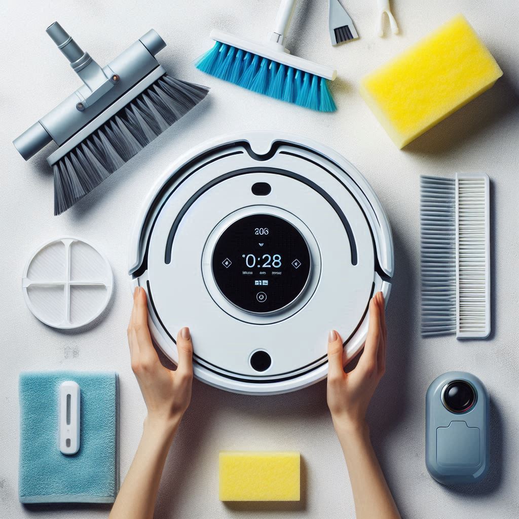 Een handleiding met tips voor het onderhouden van je robotstofzuiger.