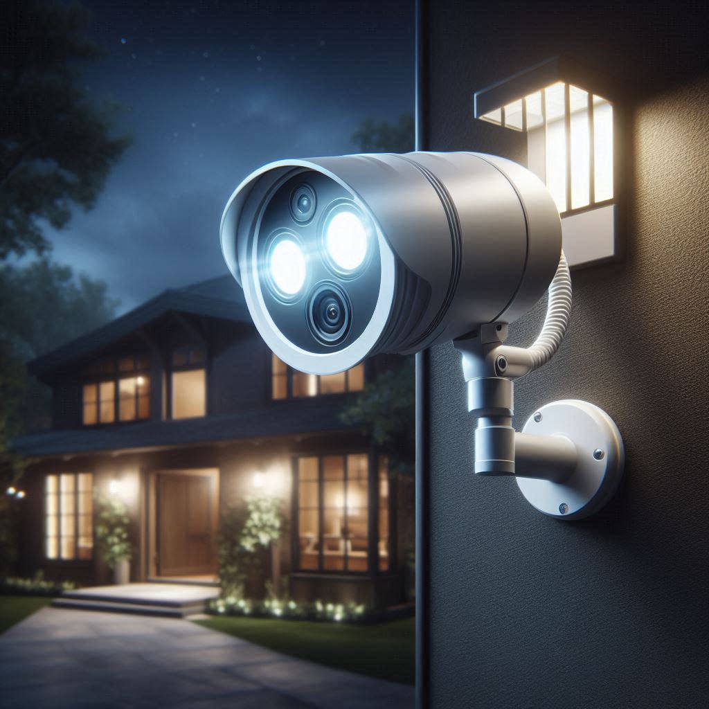 Review van de Ring Spotlight Cam Pro met krachtige spotlights.