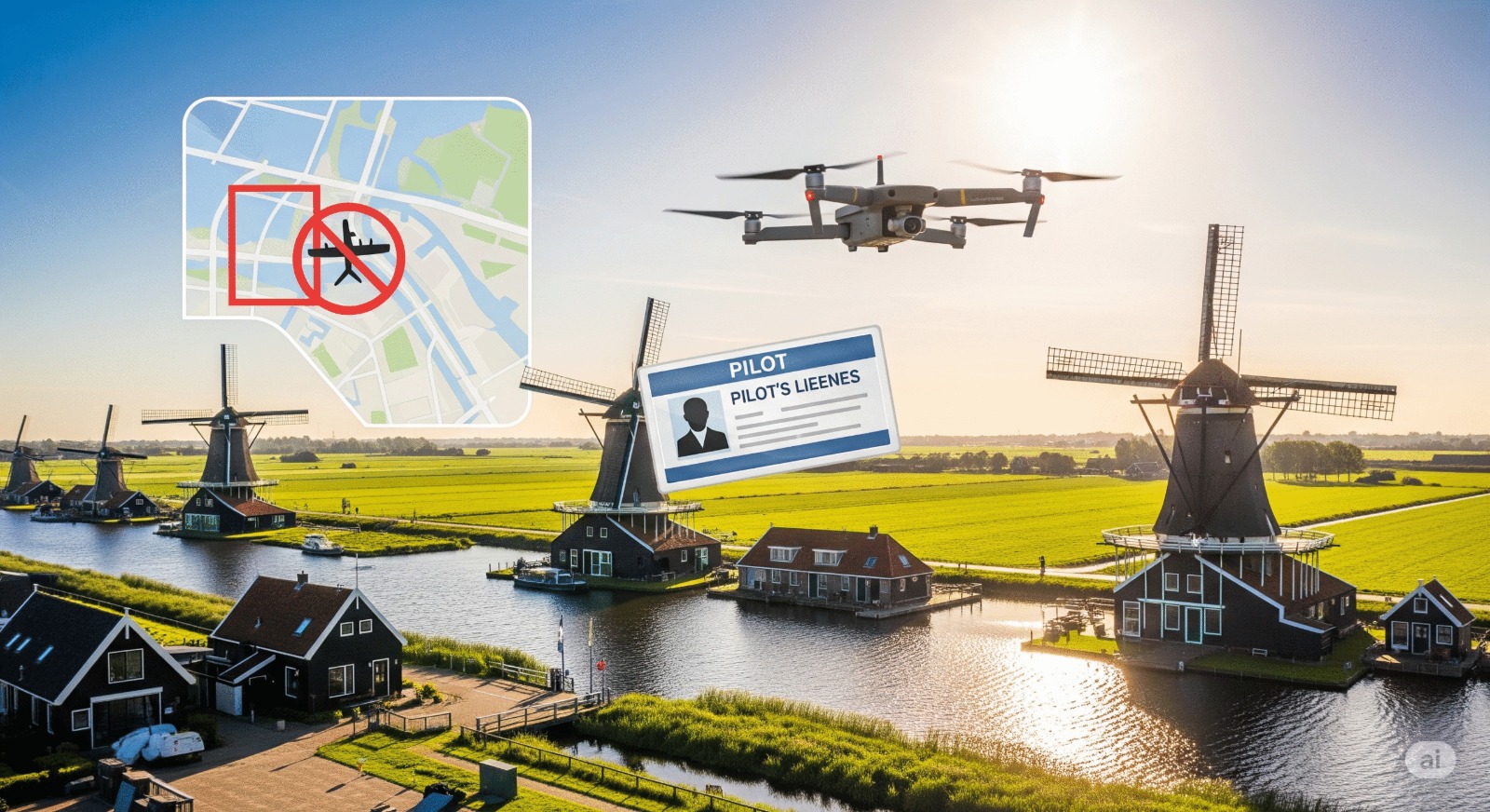 Drone-regels-nederland-vliegbewijs-vliegzones