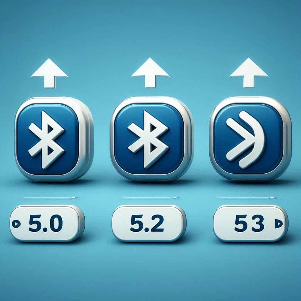 Een gids die het verschil uitlegt tussen Bluetooth 5.0, 5.2 en 5.3.